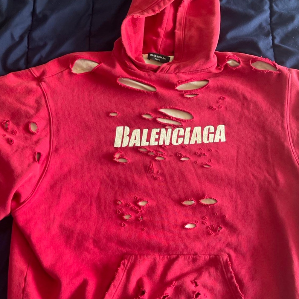 Balenciaga Destroyed Hoodie